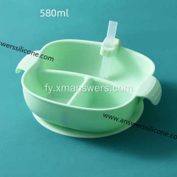 Oanpaste logo eco siliconen opklapbare pet bowl